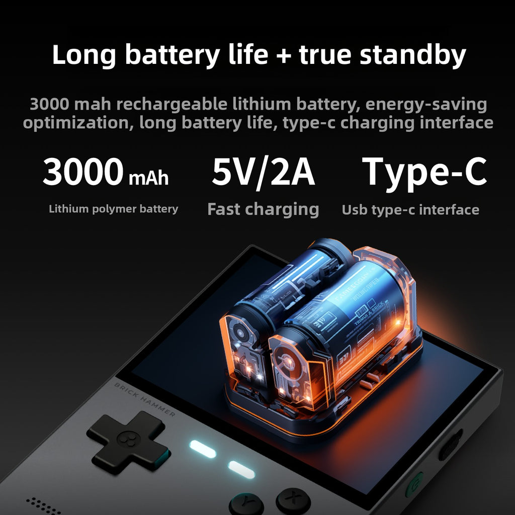 Trimui Brick Hammer Vertical Retro Game Console
