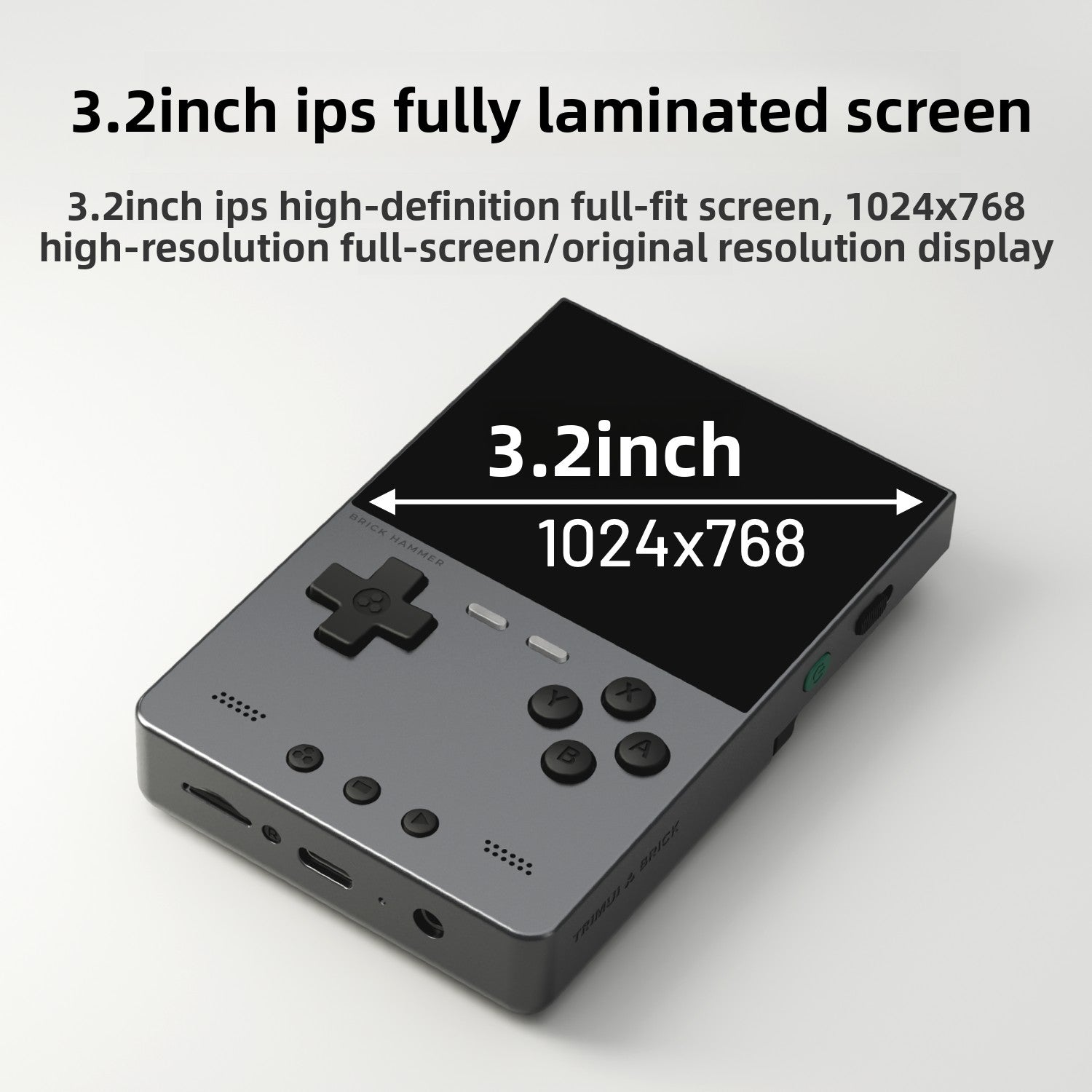 Trimui Brick Hammer Vertical Retro Game Console